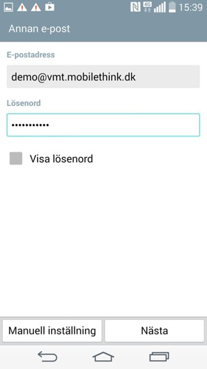 Ange din E-postadress och Lösenord. Välj Nästa