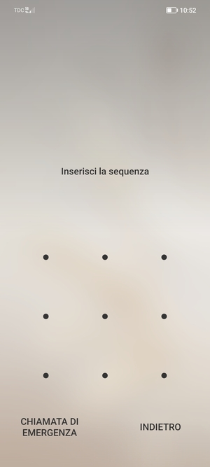 Il tuo telefono è ora protetto dal blocco schermo