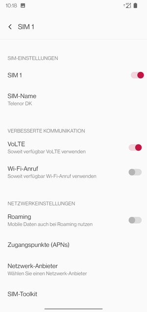 Wählen Sie Zugangspunkte (APNs)