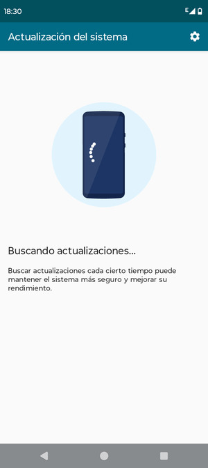 Espere a que la búsqueda termine