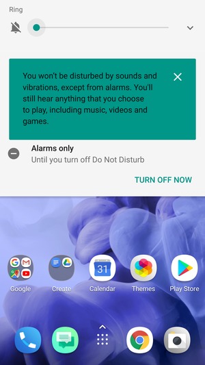 Press once more for silent mode