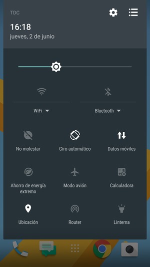 Desactive Ubicación