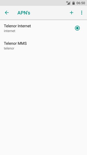 Selecteer de Menu-knop