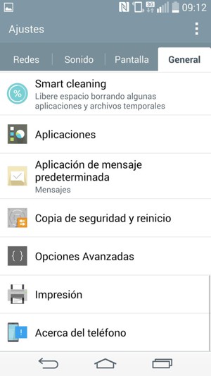Desplácese y seleccione Acerca del teléfono