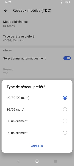 Sélectionnez votre option préférée