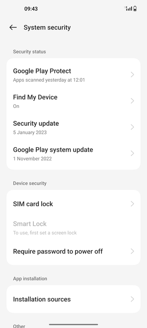 Select Security update