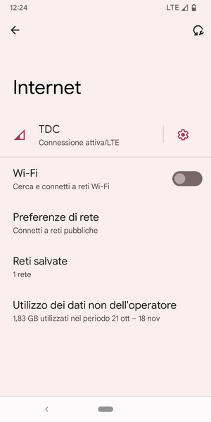 Attiva Wi-Fi