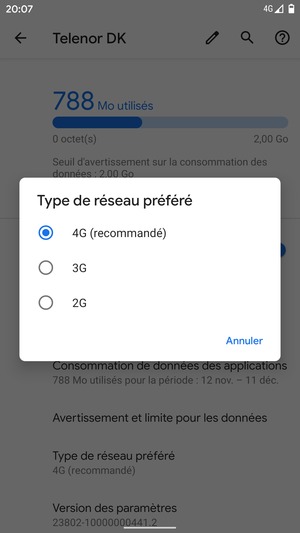 Sélectionnez votre option préférée