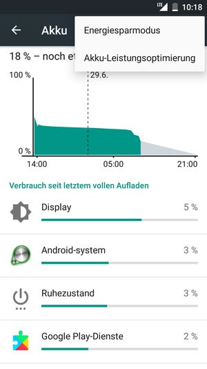 Wählen Sie Energiesparmodus