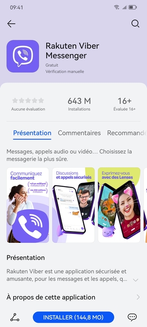 Sélectionnez INSTALLER