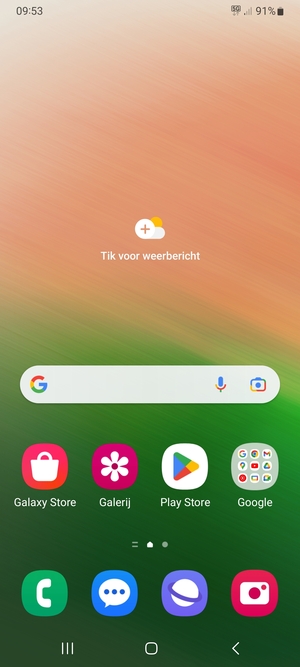 Selecteer Google