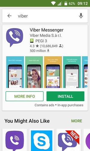 Select the app