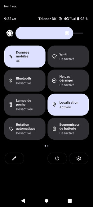 Désactiver le Localisation