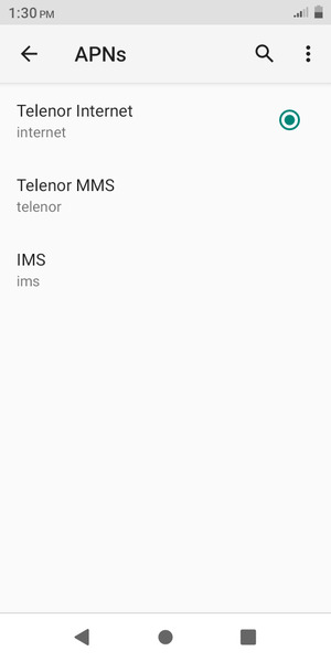 Select the Menu button