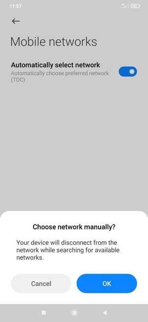 Select OK
