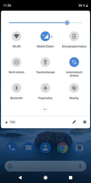 Stellen Sie die Helligkeit auf das erforderliche Niveau