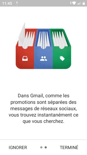 Sélectionnez TERMINÉ