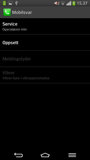 Velg Oppsett