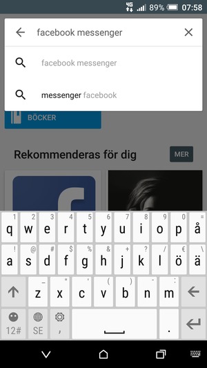 Ange app-namnet och välj Enter