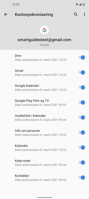 Vælg Menu-knappen