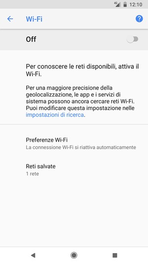 Attiva Wi-Fi