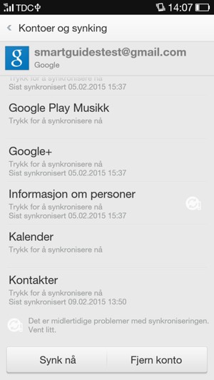 Velg Kontakter