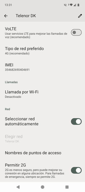 Desplácese y seleccione Nombres de puntos de acceso