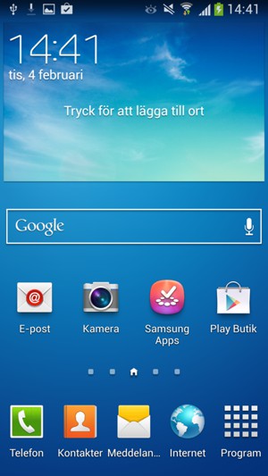 Välj Program
