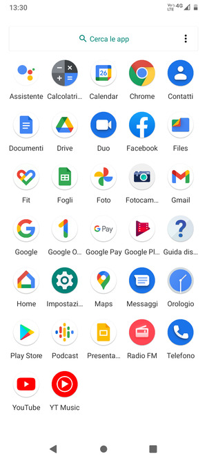 Seleziona Impostazioni
