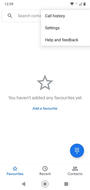 Select Settings