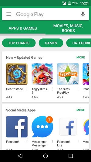 Select the Search bar