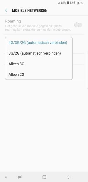 Selecteer uw voorkeursoptie