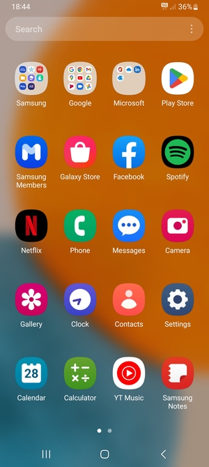 Select Settings