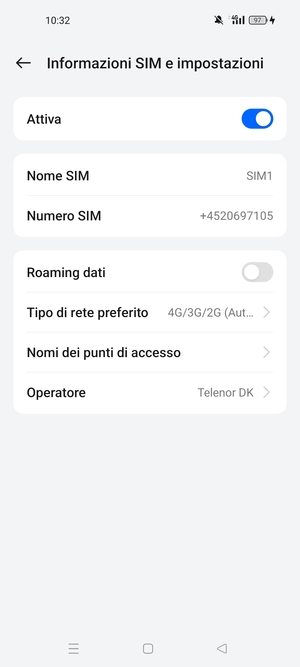 Seleziona Nomi dei punti di accesso