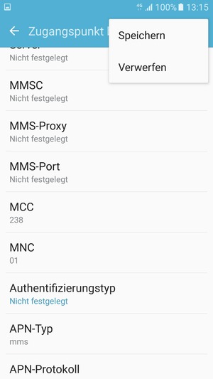 Wählen Sie Speichern