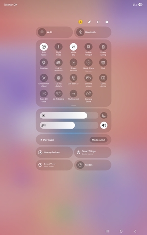 Adjust brightness to the required level