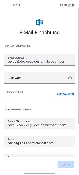Geben Sie Ihre Passwort ein