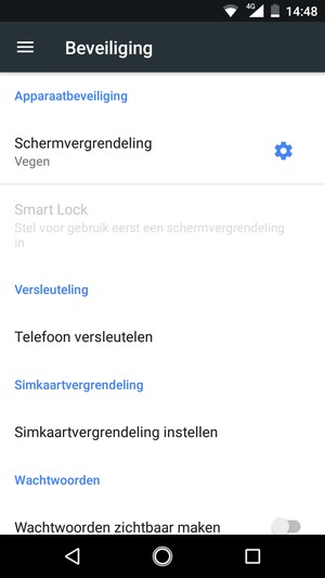 Selecteer Simkaartvergrendeling instellen