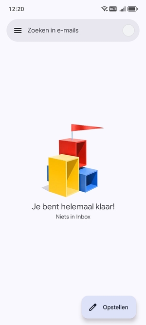 Uw Gmail is klaar voor gebruik