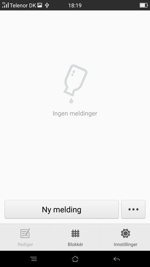 Velg Innstillinger