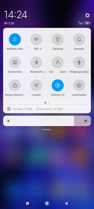 Selecteer Automatische helderheid
