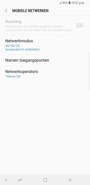 Selecteer Namen toegangspunten