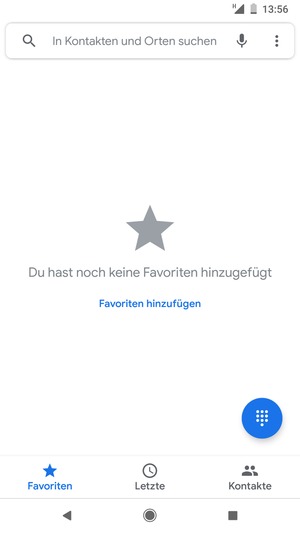 Wählen Sie Tastenfeld