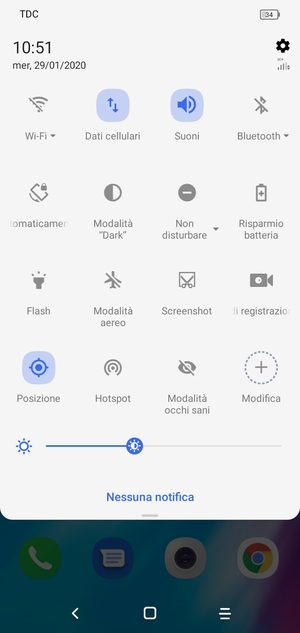 Disattiva Posizione