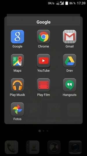 Vælg Gmail