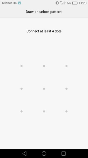 Draw an unlock pattern