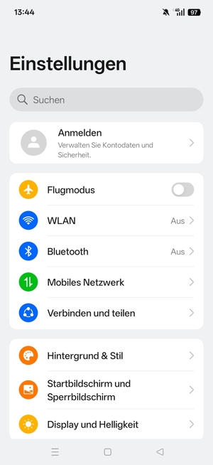 Wählen Sie WLAN