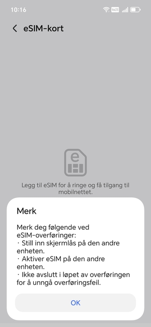 Velg OK