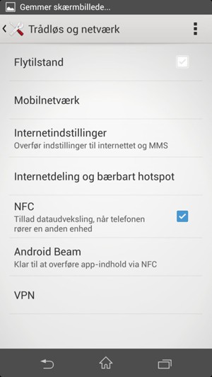Vælg Mobilnetværk