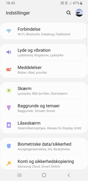 Vælg Forbindelse